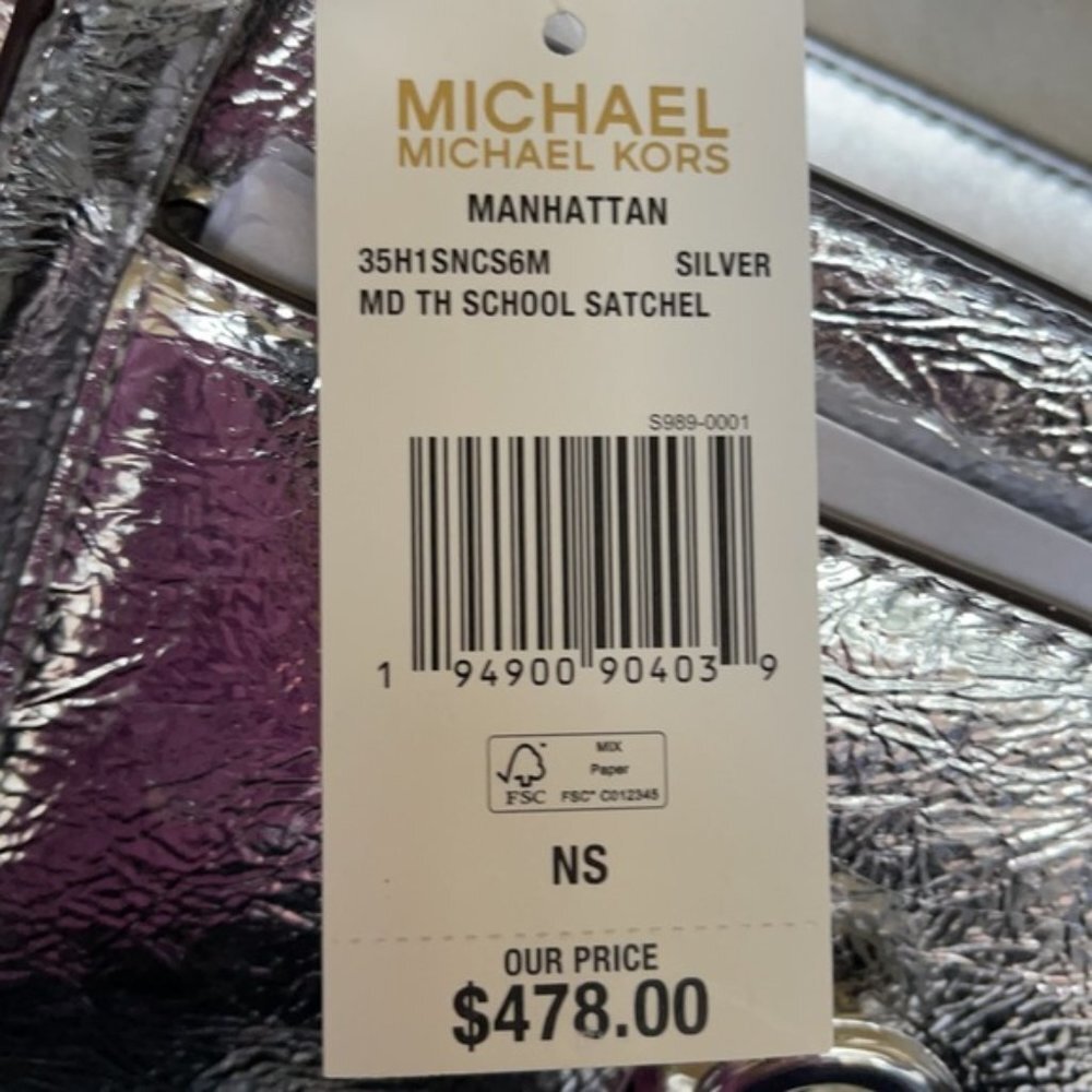 Michael Kors Manhattan Medium School Satchel - Picture 10 of 16